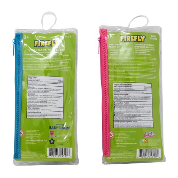 Firefly Kids 3-Piece Dental Kit Assorted