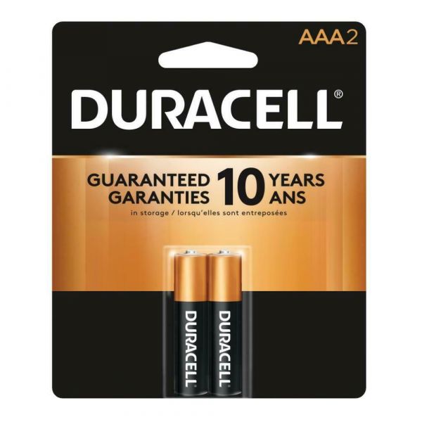 Duracell Coppertop Alkaline AAA Batteries 2ct