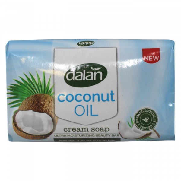 Dalan Cream Bar Soap Coconut Oil 3CT 125g