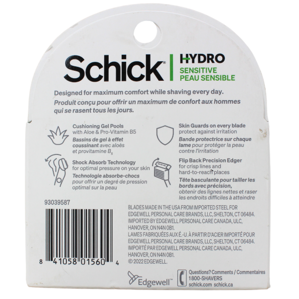 Schick Hydro 4pc Sensitive