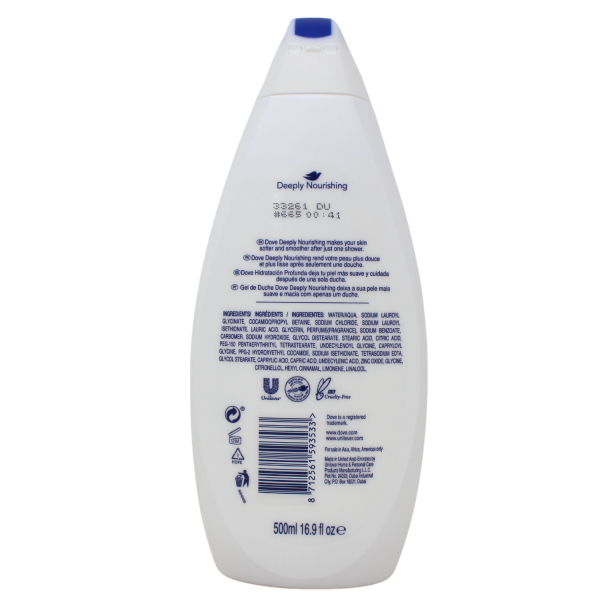 Dove Body Wash Deeply Nourishing 500ml