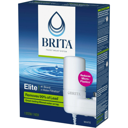 Brita Tap Water Basic White Filter System