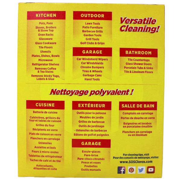 S.O.S Steel Wool Pads 10 Count