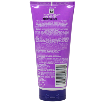 Clean & Clear Moisturizing Cream 100ml Dual