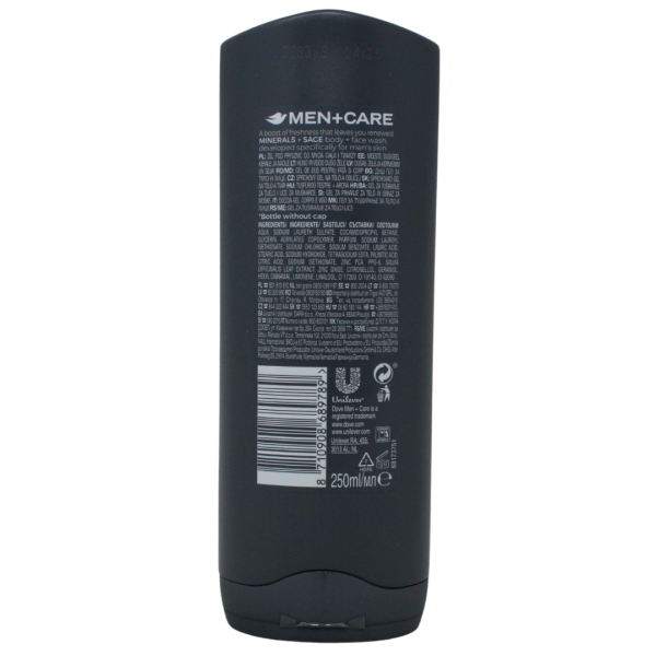 Dove Men+Care Body Wash Minerals and Sage 250mL