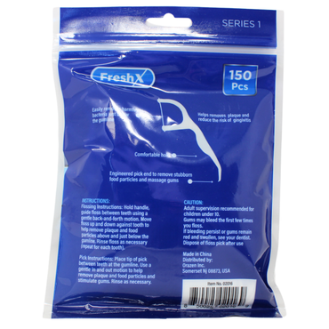 FreshX Floss Picks 150ct
