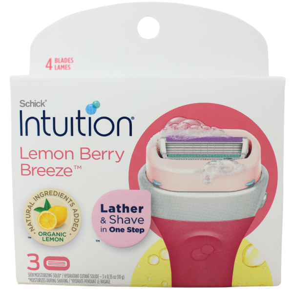 Schick Intuition 3pc Lemon Berry Breeze
