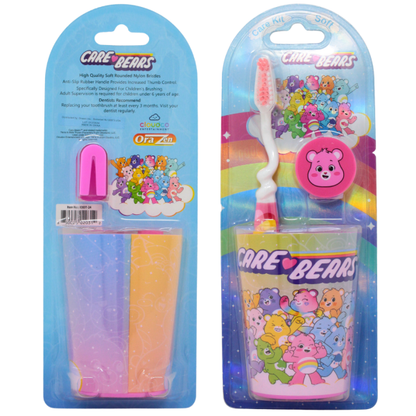 Care Bears Kids Oral Care Kit with Toothbrush Cup and Cap