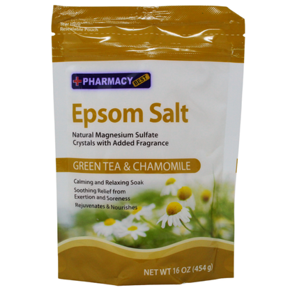 Pharmacy Best Epsom Salt Green and Chamomile 1lb