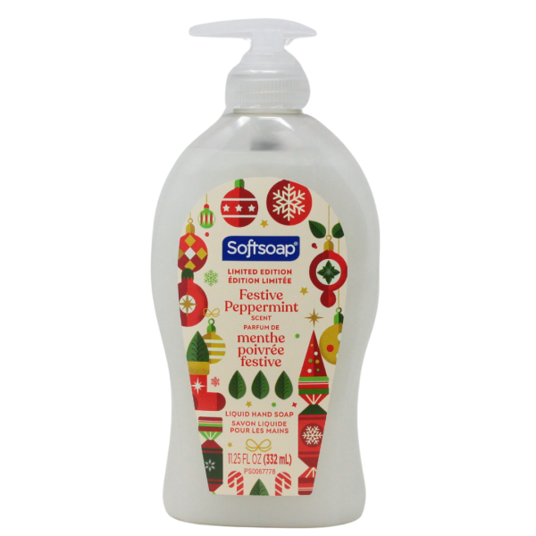 Softsoap Hand Soap Festive Peppermint 332ml
