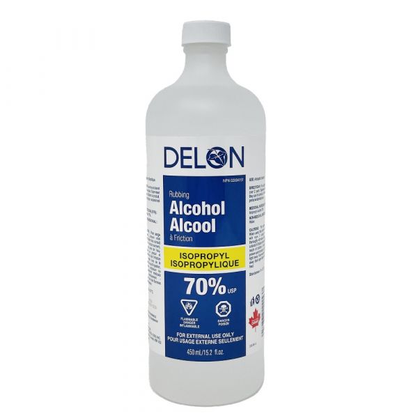 Delon Rubbing Alcohol Antiseptic 70% 473ml