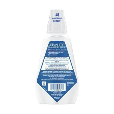 Crest Mouthwash Glamorous White Arctic Mint 473ml