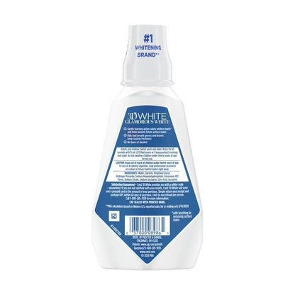 Crest Mouthwash Glamorous White Arctic Mint 473ml