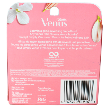 Gillette Venus 6carts Comfortglide Withe Tea