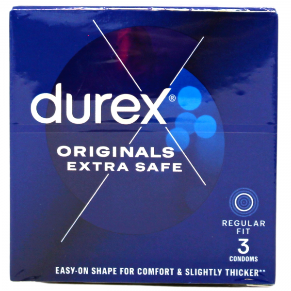 Durex Condoms Original Extra Safe 3ct