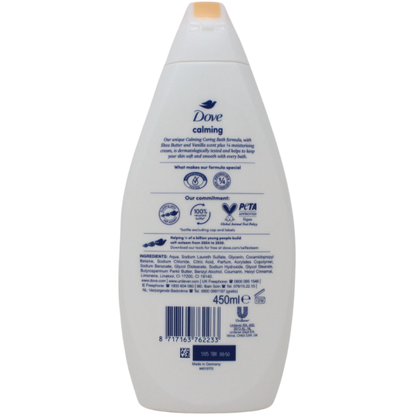 Dove Body Wash Calming Shea Butter and Vanilla 450mL