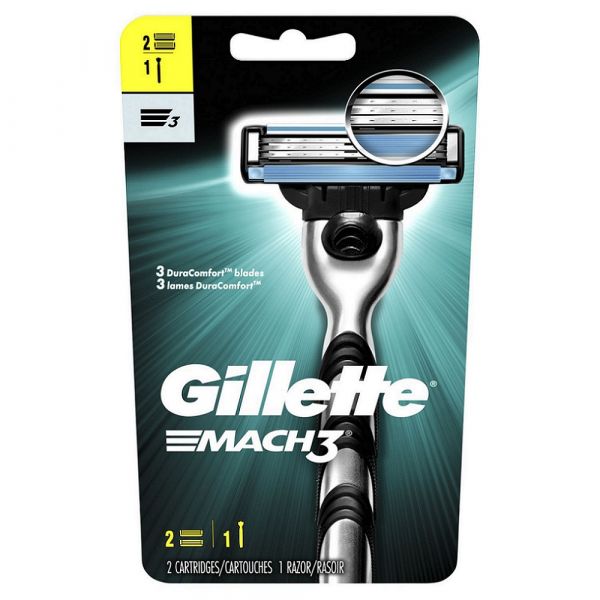 Gillette Mach 3 1Razor + 2Cartridges