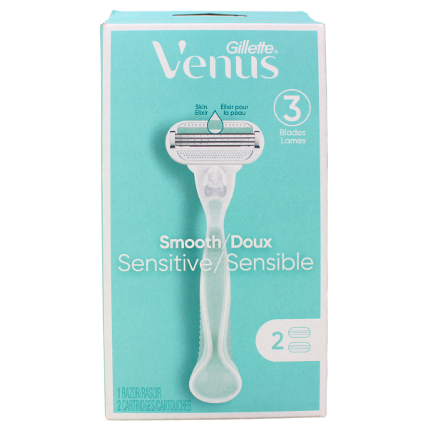 Gillette Venus 1Razor + 2Cartridges Smooth