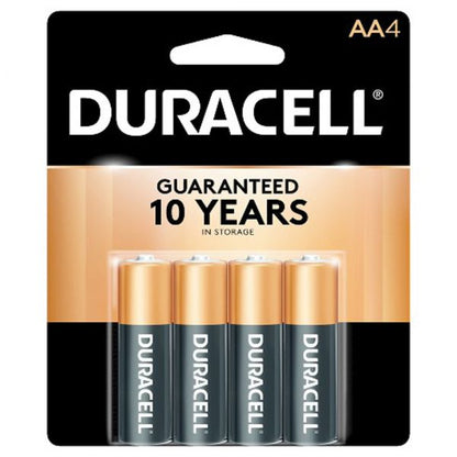 Duracell Coppertop Alkaline AA Batteries 4ct