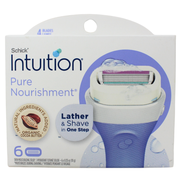 Schick Intuition 6pc Pure Nourishment