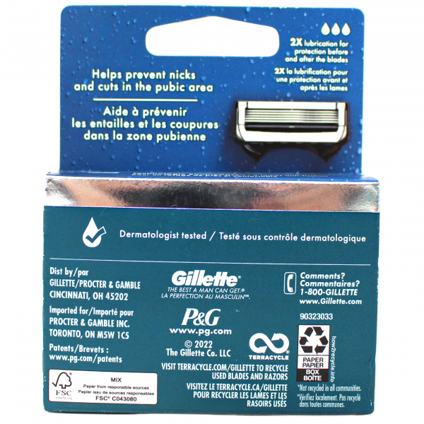 Gillette Intimate 4Cartridges