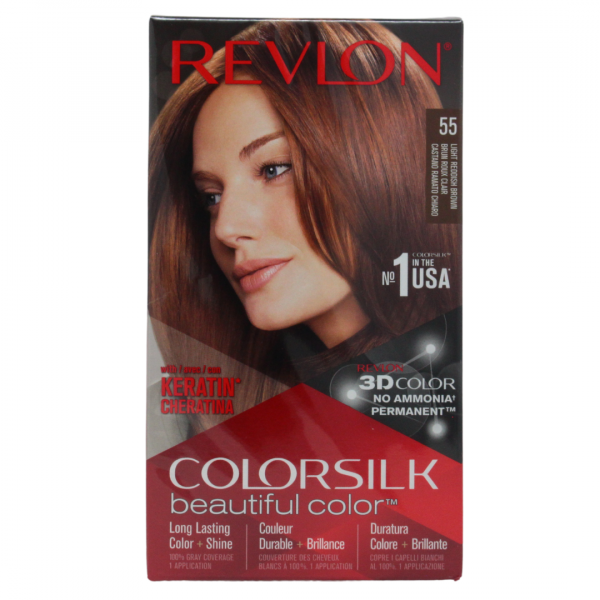 REVLON Colorsilk #55 Light Reddish Brown