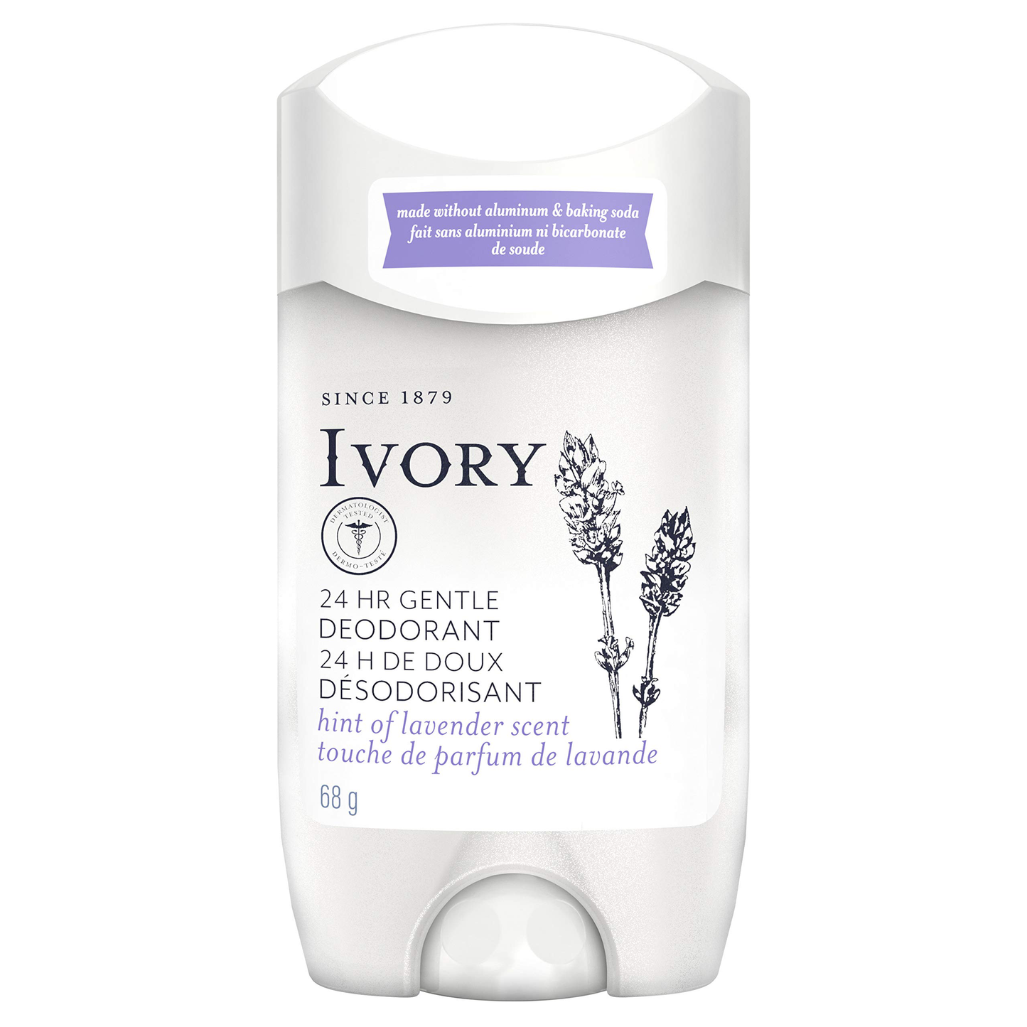 Ivory Gentle Deodorant Hint of Lavender 68g