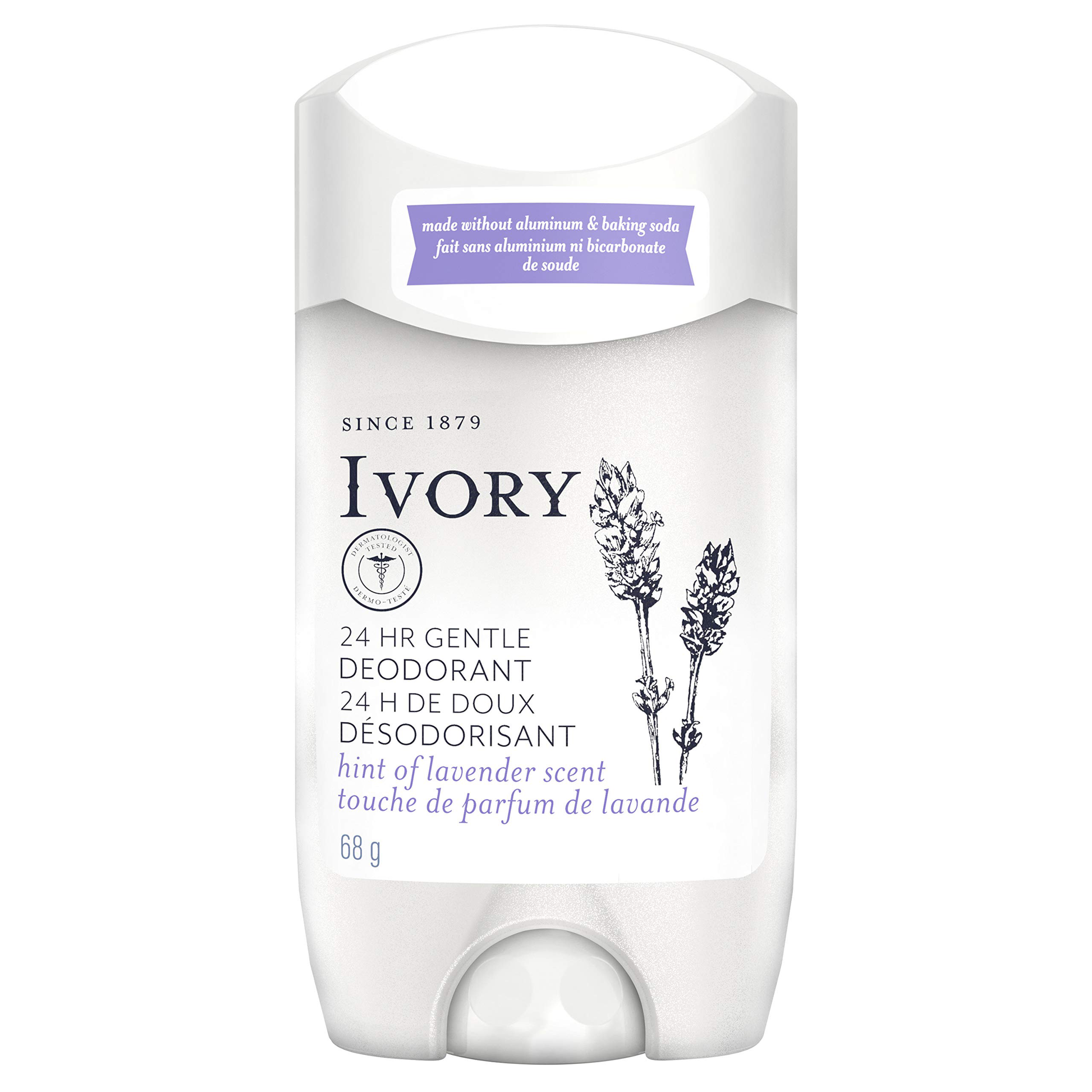 Ivory Gentle Deodorant Hint of Lavender 68g