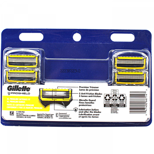 Gillette Fusion5 Proshield 8Cartridges Carded