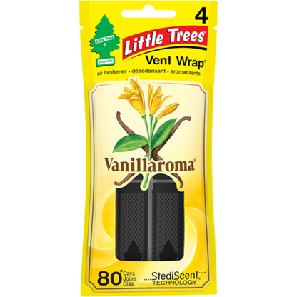 Little Trees Vent Wrap Vanillaroma 4ct