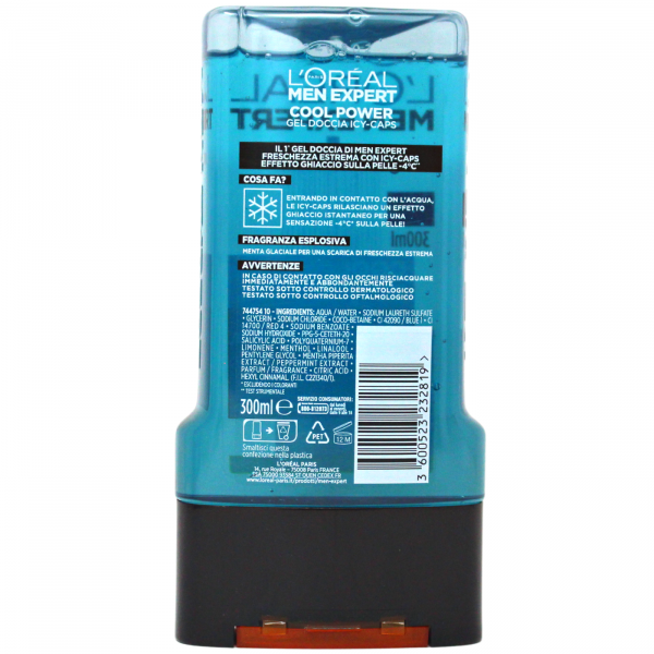 L'Oreal Expert Men Cool Power Body Wash 300ml