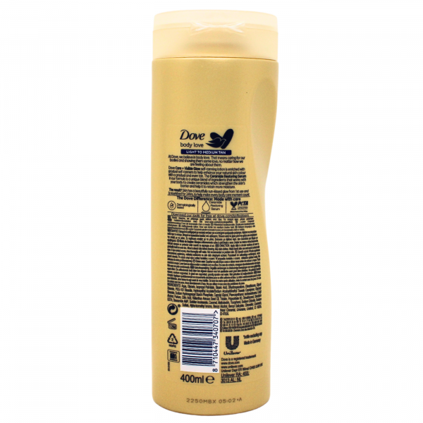 Dove Bl 400ml Visible Glow Self-tan Lotion