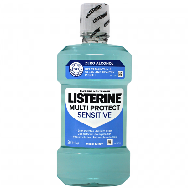 Listerine Mouthwash Sensitive Mild Mint 500ml