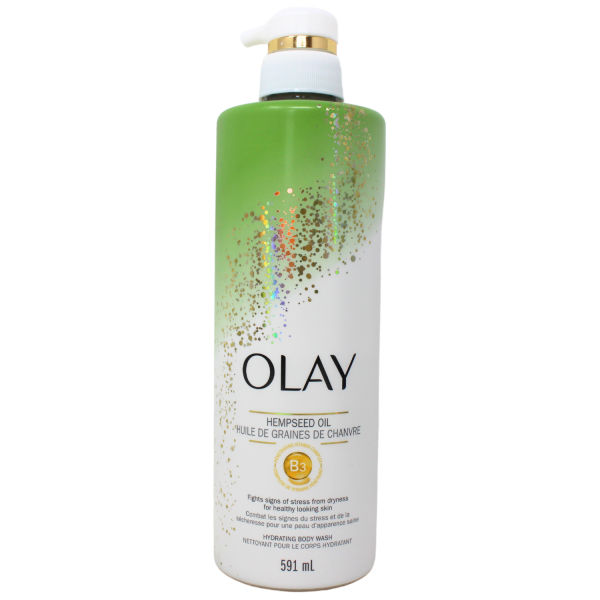 Olay Hydrating Body Wash with Hempseed Oil 591ml