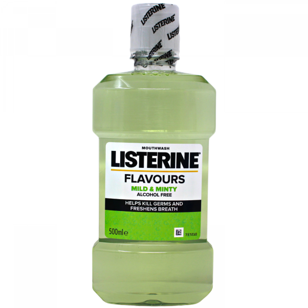 Listerine Mouthwash Mild & Minty 500ml