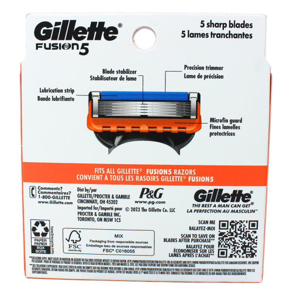 Gillette Fusion5 8 Cartridges