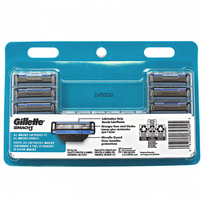 Gillette Mach 3 15Cartridges Carded