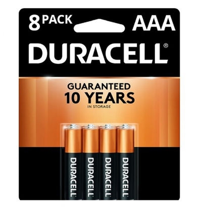 Duracell Coppertop Alkaline AAA Batteries 8ct