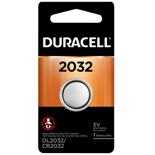 Duracell 2032 3V Button Coin Cell Battery 1ct