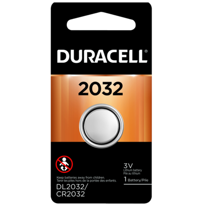 Duracell 2032 3V Button Coin Cell Battery 1ct