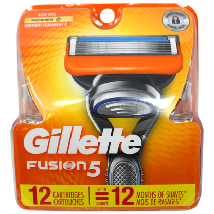 Gillette Fusion5 12 Cartridges