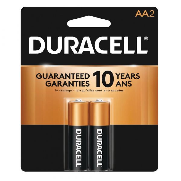 Duracell Coppertop Alkaline AA Batteries 2ct