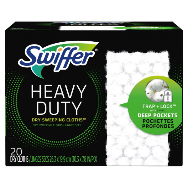 Swiffer Dry Cloth Heavy Duty 20ct