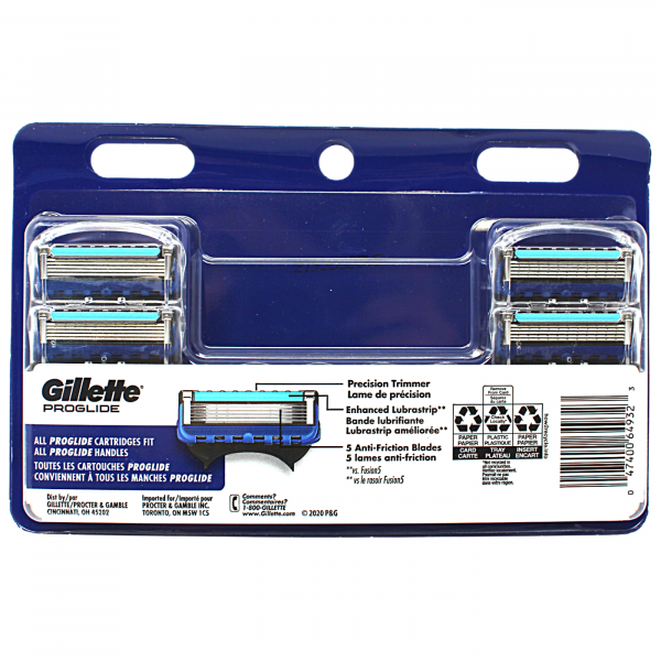 Gillette Fusion5 ProGlide 12Cartridges Carded