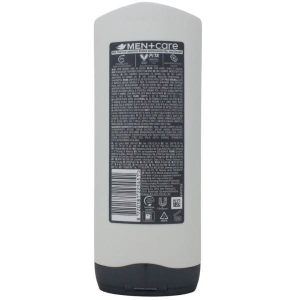 Dove Men+Care Body Wash Sensitive 400mL