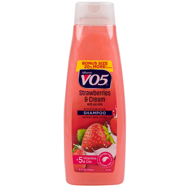 Alberto V05 Shampoo 443Ml Strawberries & Cream Moisturizing