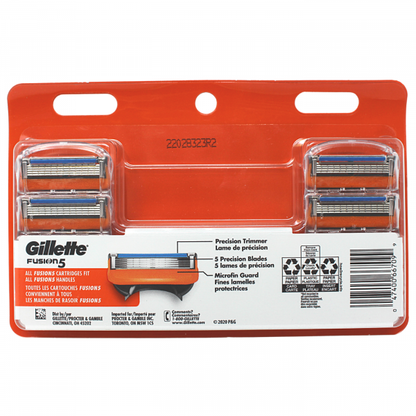 Gillette Fusion5 8 Cartridges Carded