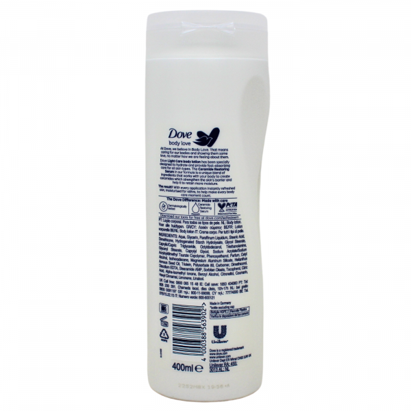 Dove Bl 400ml Hydro Light Care