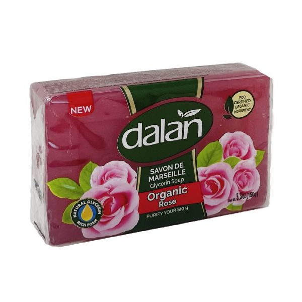 Dalan Organic Bar Soap Rose Water Purify 150g