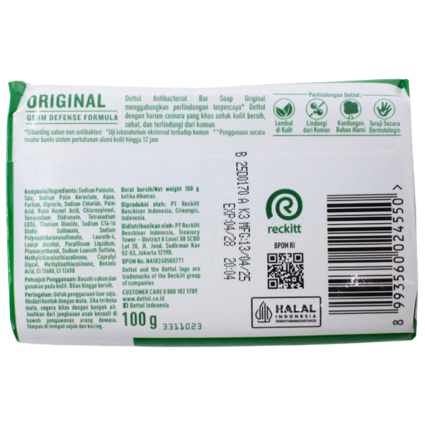 Dettol Bar Soap Original 100g